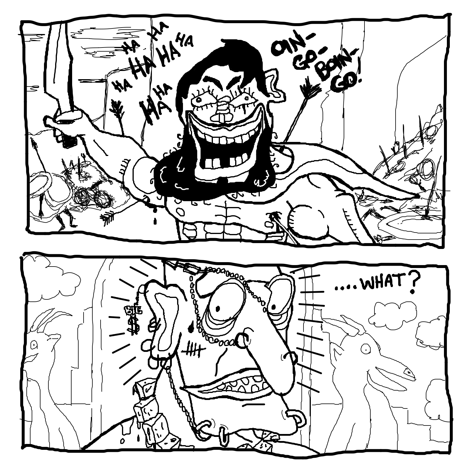  - Online Drawing Game Comic Strip Panel by Painovoima