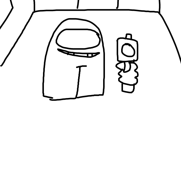 Drawing in L&M Show's scariest scene by AranTastic