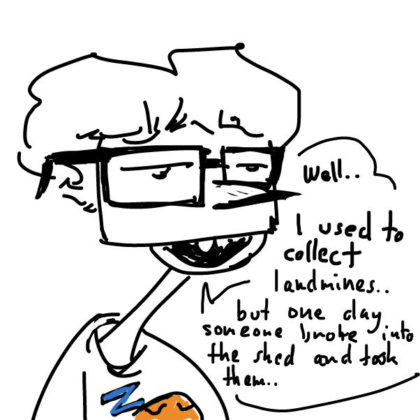 ".. they also took my backyard" - Online Drawing Game Comic Strip Panel by Peyocay