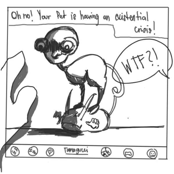  - Online Drawing Game Comic Strip Panel by Cat Person