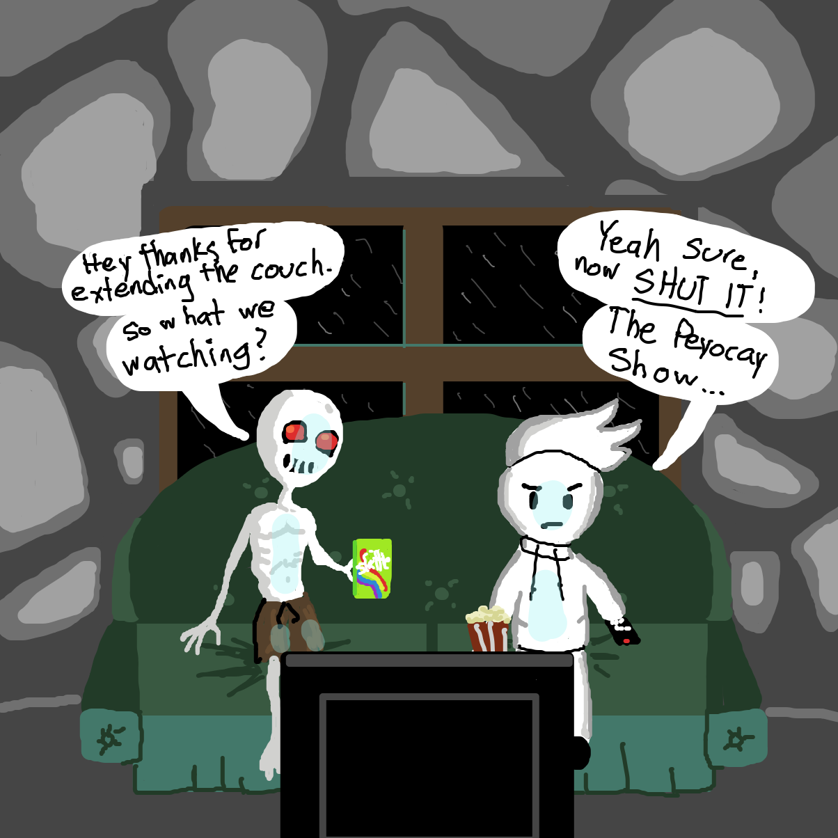 Liked webcomic A night in