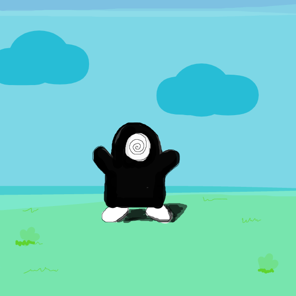 First upload, attempting to get use to the platform. Go nuts. Make it creepy. - Online Drawing Game Comic Strip Panel by FormlessDraws