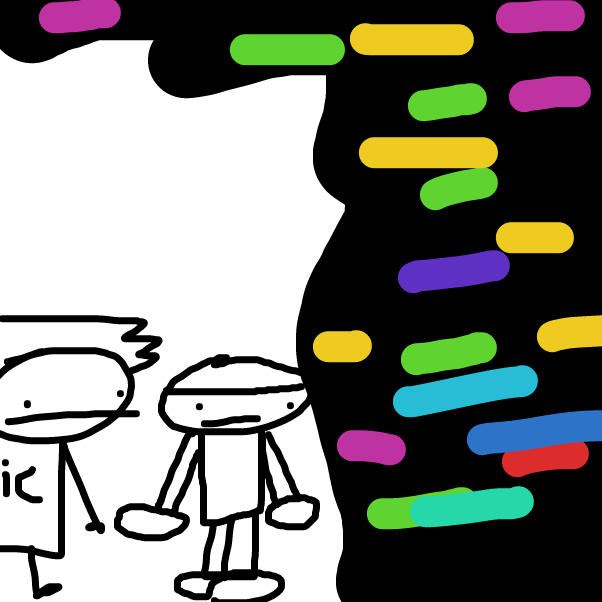 Drawing in H̵̖͎͓͙̀̄ê̱̰̥̤̣͠l̨̩͖̠̎͛ͧͪp̵͓̖̑̇ by neonfish (inactive)