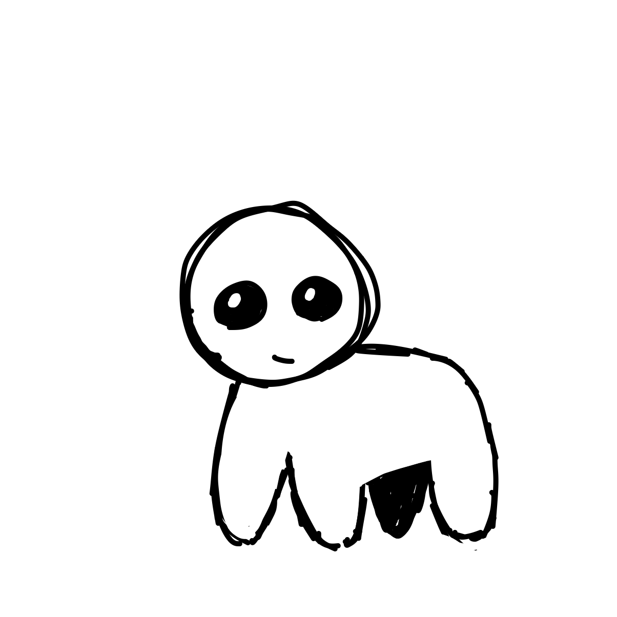 Drawing in tbh by ehe