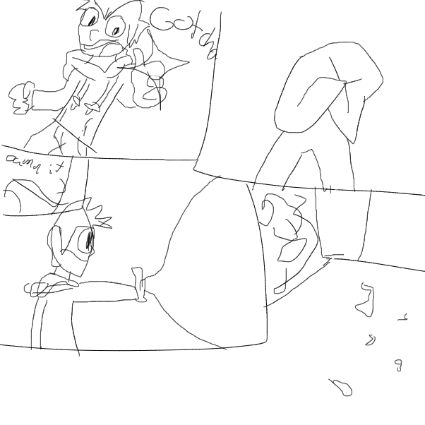  - Online Drawing Game Comic Strip Panel by AranTastic