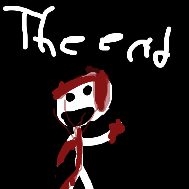 Drawing in Punch his stomach wall to try and get out by Turkeysandwicj