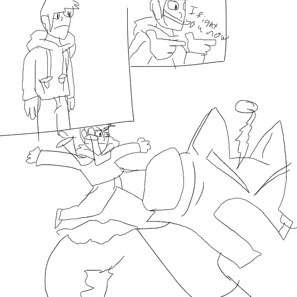 Drawing in Xavier Riddle And Chase by AranTastic