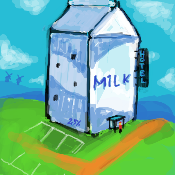 Neutral Milk Hotel  - Online Drawing Game Comic Strip Panel by Peyocay