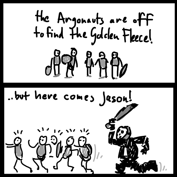 Liked webcomic Jason and the Argonauts