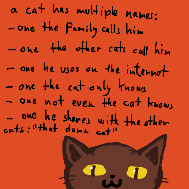 so you see
for a cat it's a lot of work
 to commit identity fraud
 - Online Drawing Game Comic Strip Panel by Peyocay