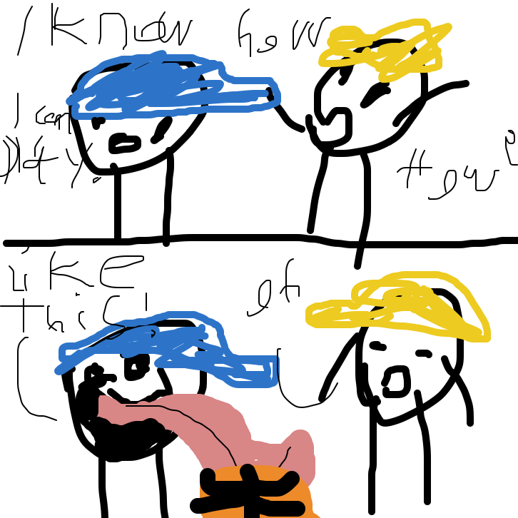 Tounge - Online Drawing Game Comic Strip Panel by Turkeysandwicj