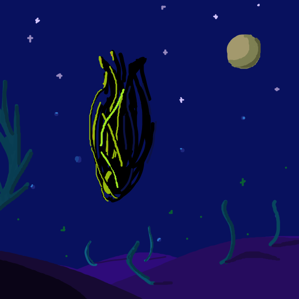 Drawing in DRAW SOMETHING INSPIRED BY THE MUSIC BELLOW by Veum