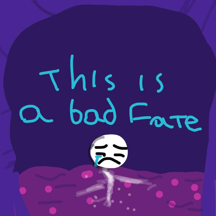 Drawing in Stay in his stomach  by AmonGsu