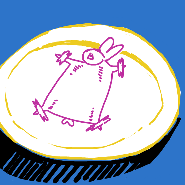 Drawing in bunne by Chumky