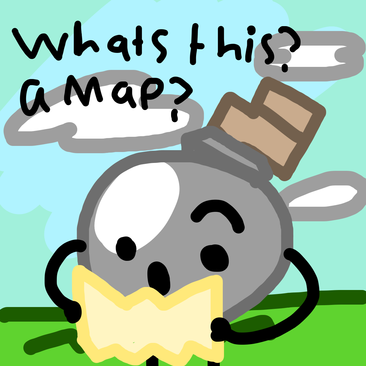 Drawing in Bomb Goes For an adventure by SupBomb