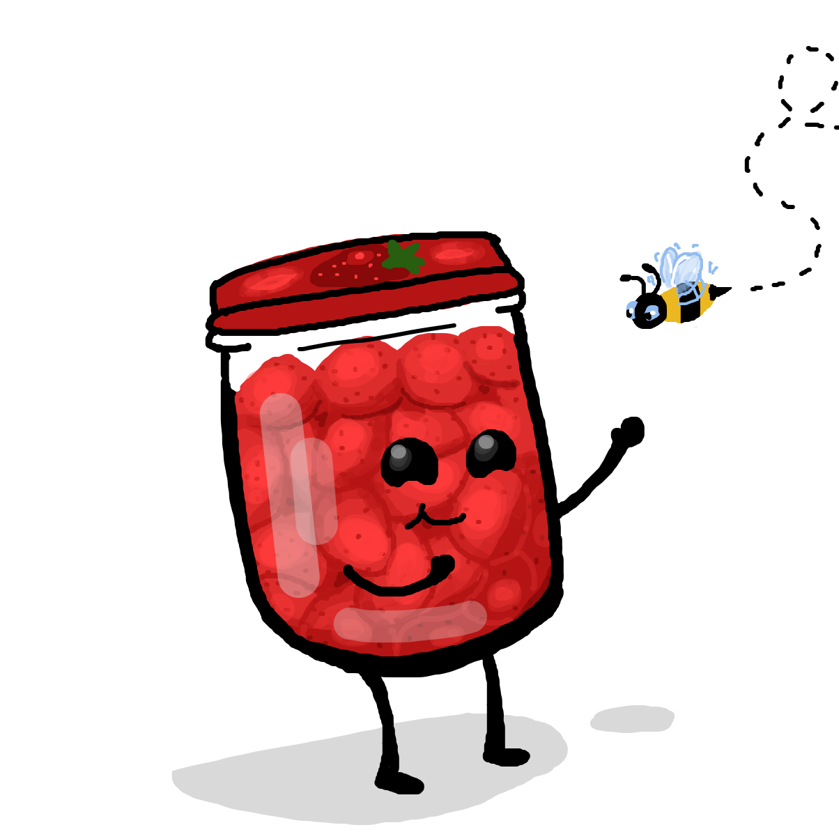 Drawing in Jam by Electra