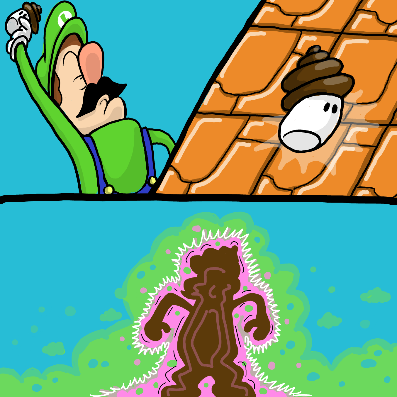  - Online Drawing Game Comic Strip Panel by Wizard Croissant