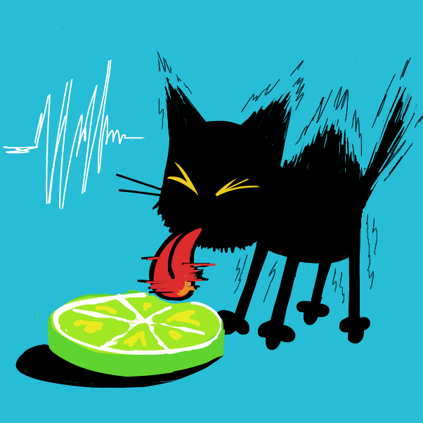 he doesn't seem to like it - Online Drawing Game Comic Strip Panel by 🔲