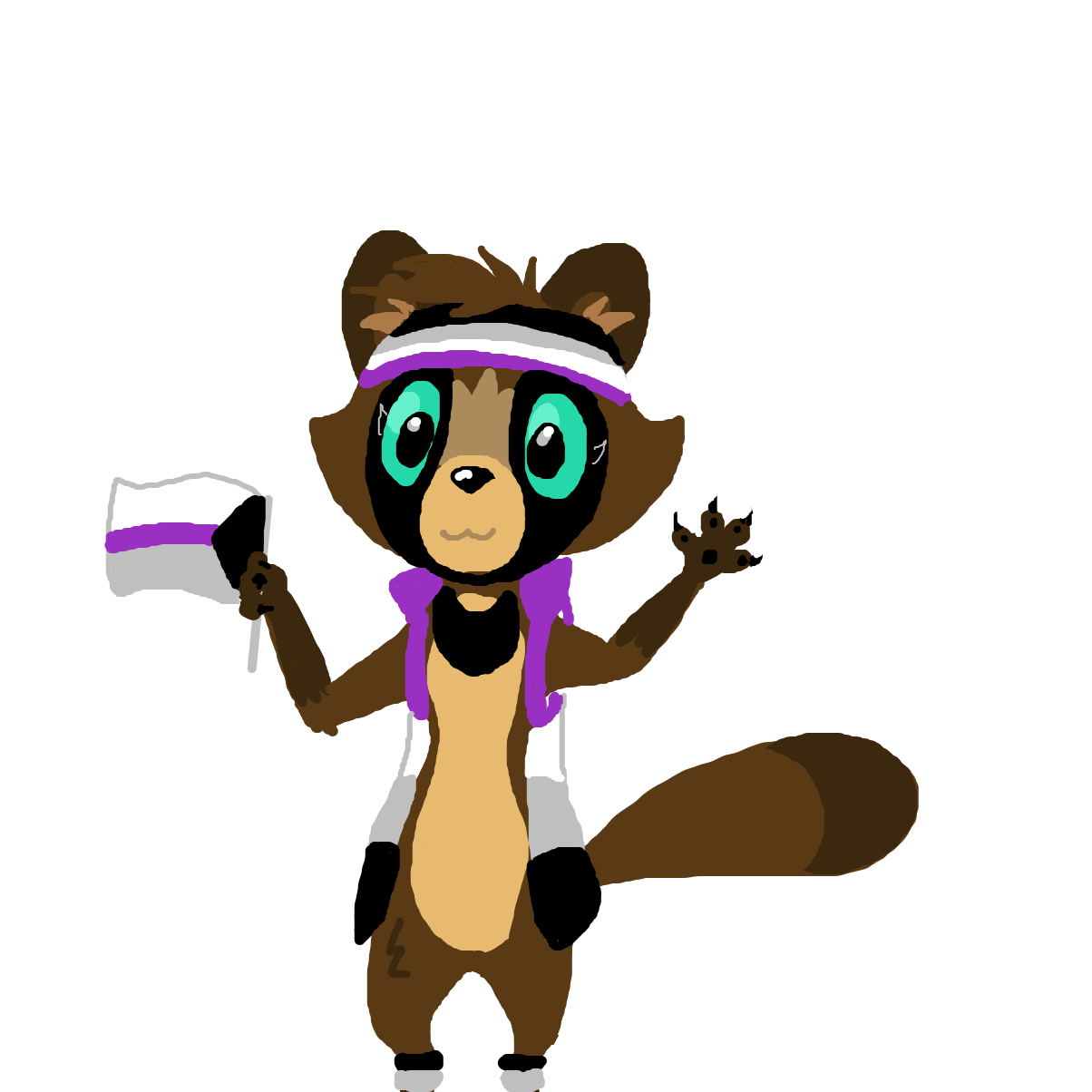 Demi here 💜🖤🤍 - Online Drawing Game Comic Strip Panel by Electra