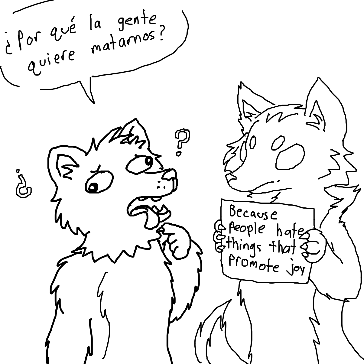 Drawing in Furry by Electra