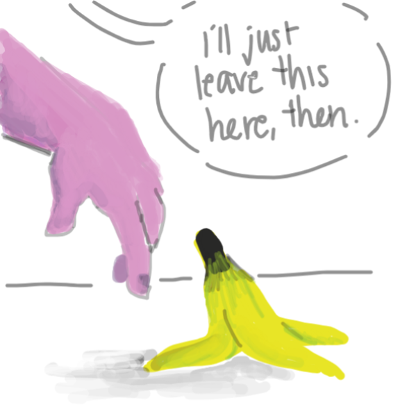 banana. - Online Drawing Game Comic Strip Panel by crown
