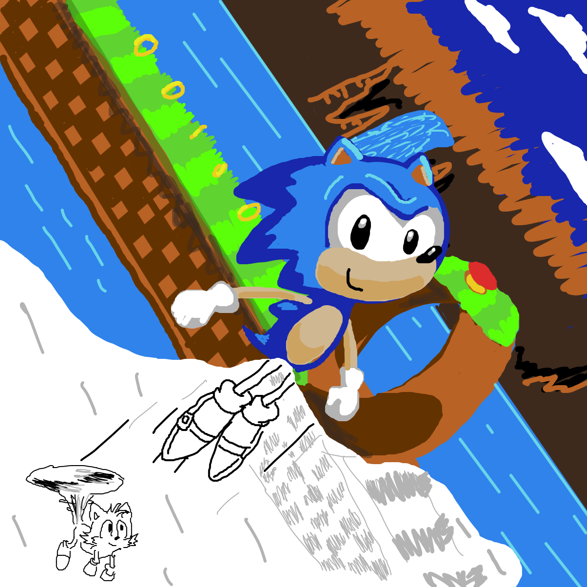 Drawing in sunky by Electra