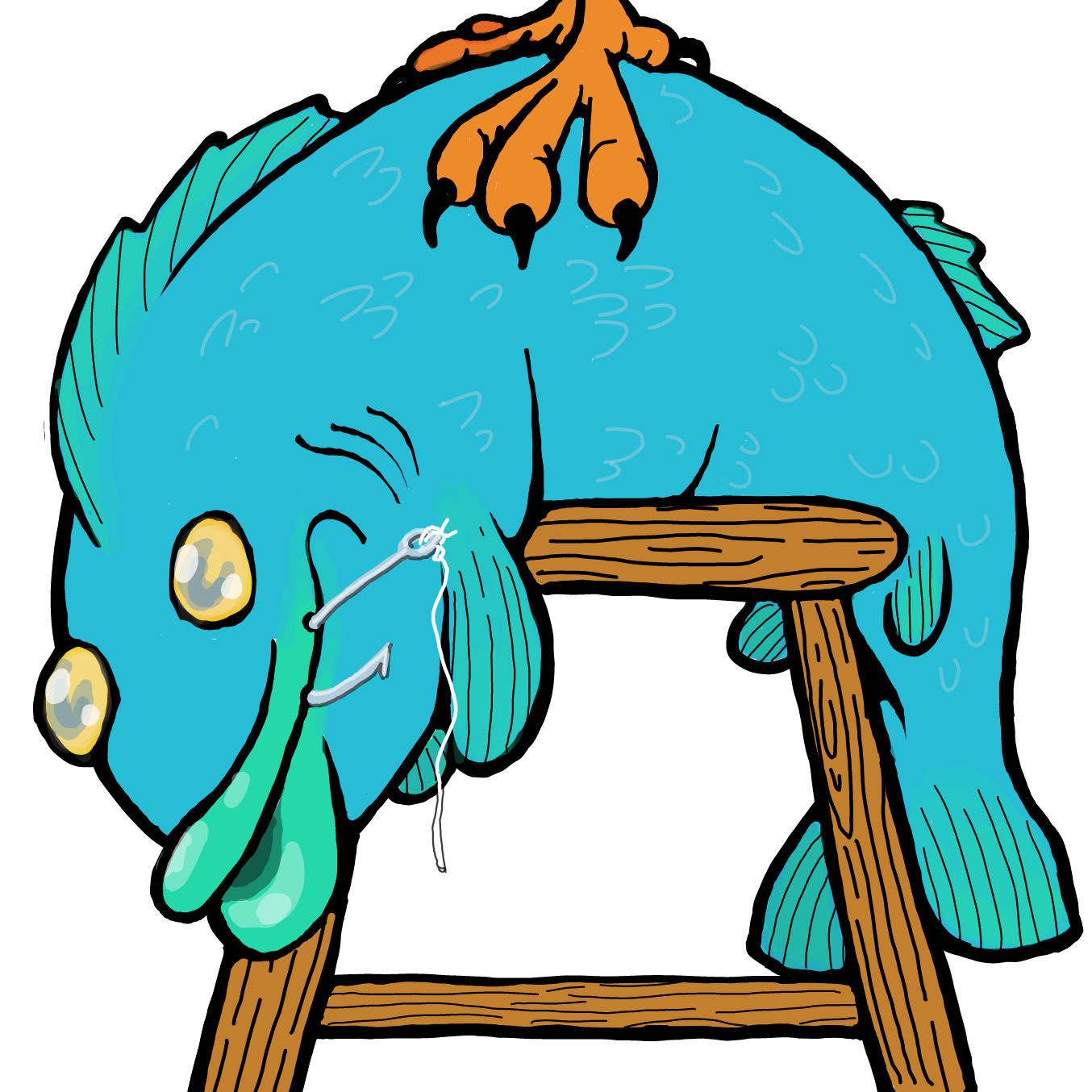  - Online Drawing Game Comic Strip Panel by Wizard Croissant