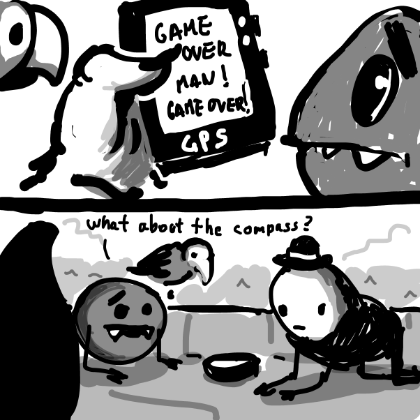 Drawing in Part 2: Lost at Sea by peyoalt