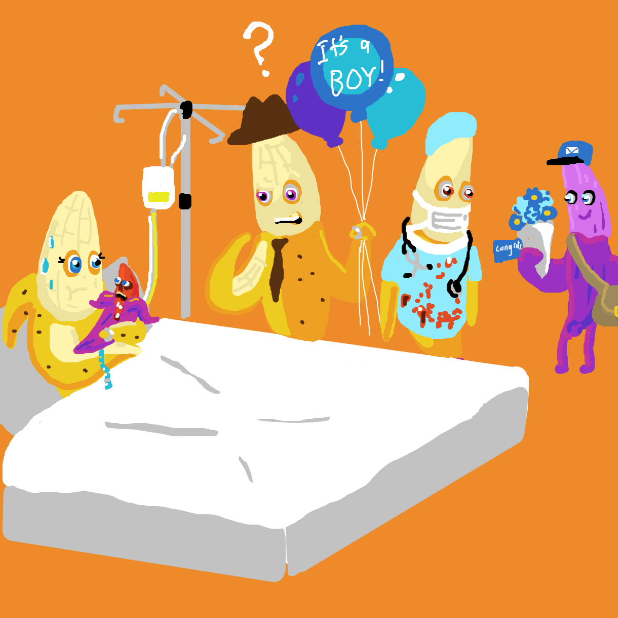  - Online Drawing Game Comic Strip Panel by Electra