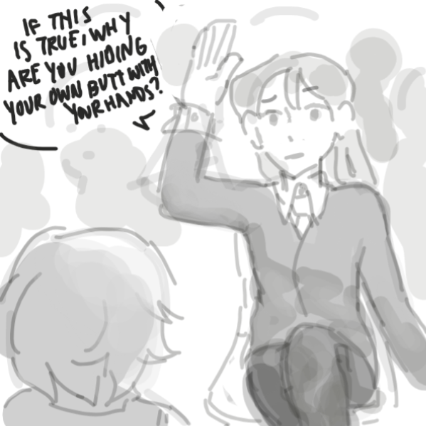 A challenger appears. - Online Drawing Game Comic Strip Panel by crown