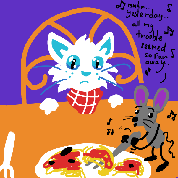 "now it looks as though they are here to stay.."
 - Online Drawing Game Comic Strip Panel by Peyocay