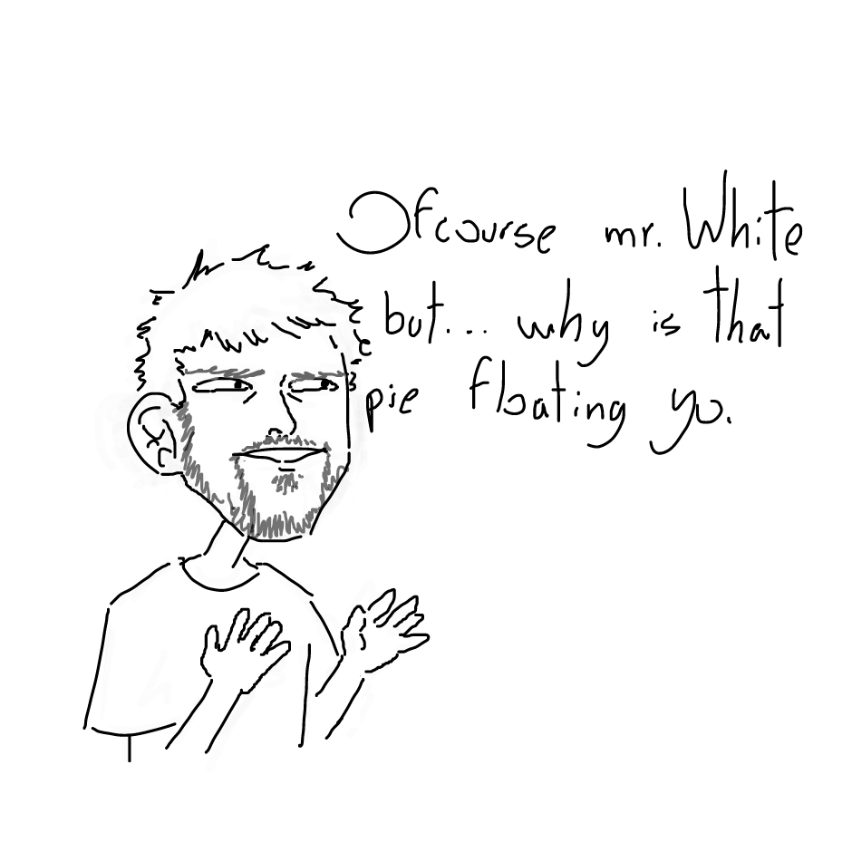 Drawing in we ride together, we bake pies together by LemonadePie