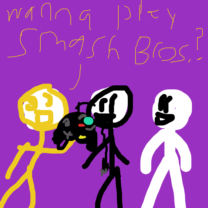 Drawing in Let the yellow guy on your team by Turkeysandwicj