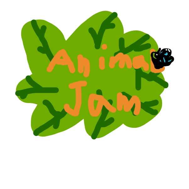 Drawing in Animal Jam (look it up) by lovelyfox123