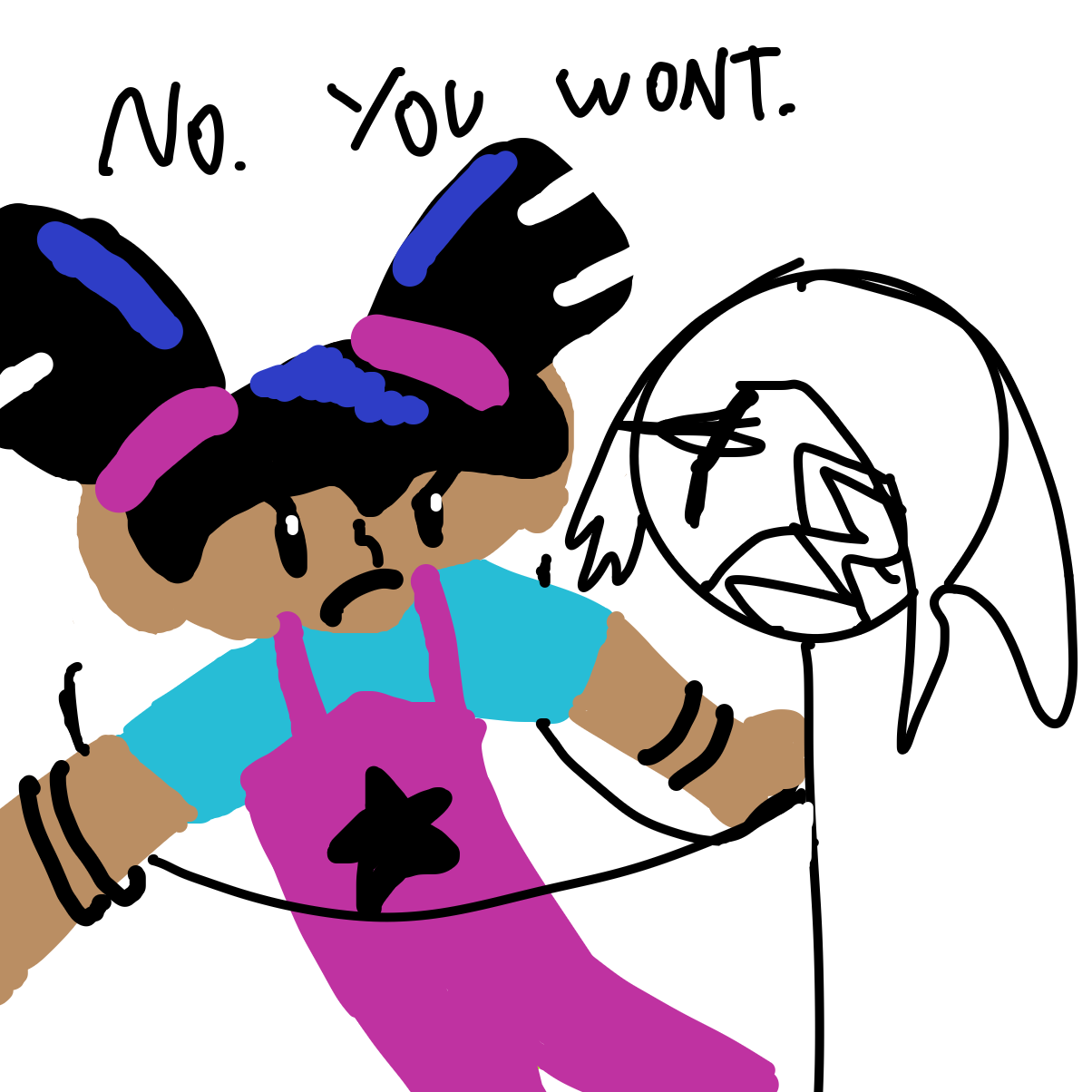 Drawing in Yadina Riddle by Rainbowfox_