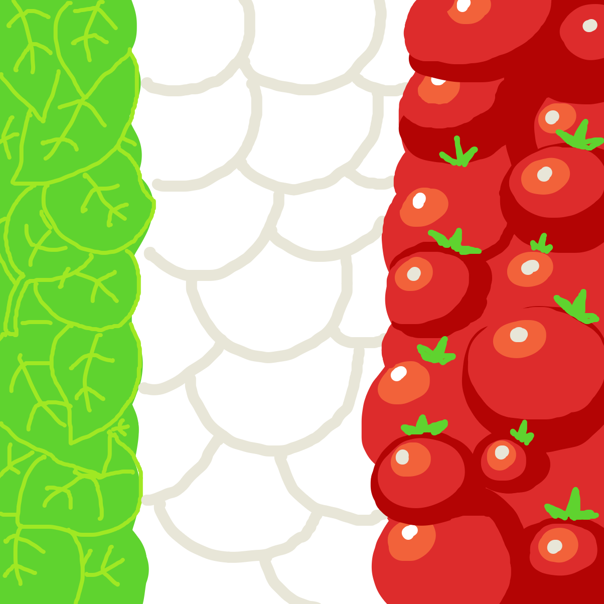 Drawing in Italy flag by Electra