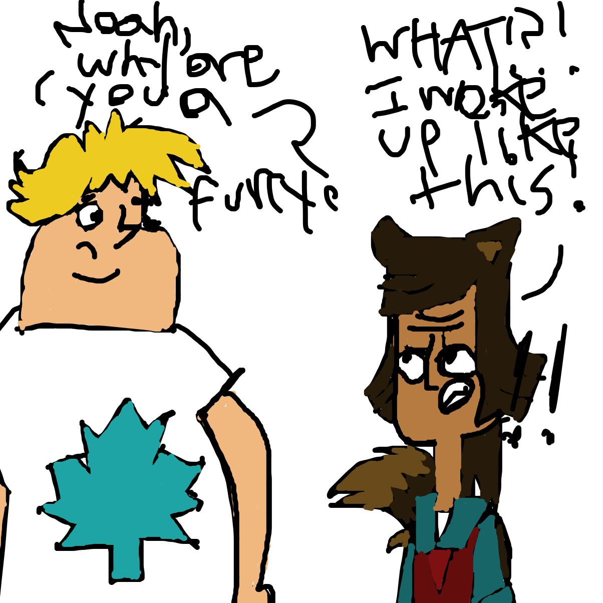Drawing in Total Drama Island by NoahIsHot