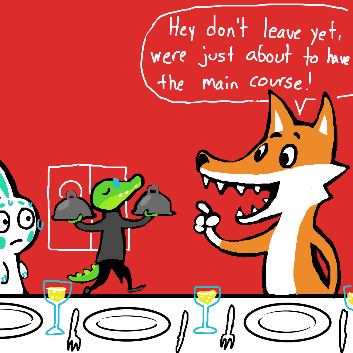  - Online Drawing Game Comic Strip Panel by Electra