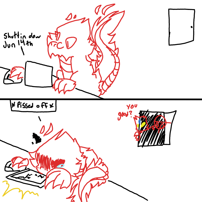  - Online Drawing Game Comic Strip Panel by OneWithTheShadows