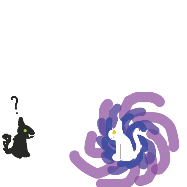 And then Meowsy happened. (Meowsy is also a dude) - Online Drawing Game Comic Strip Panel by Meow the Fronk