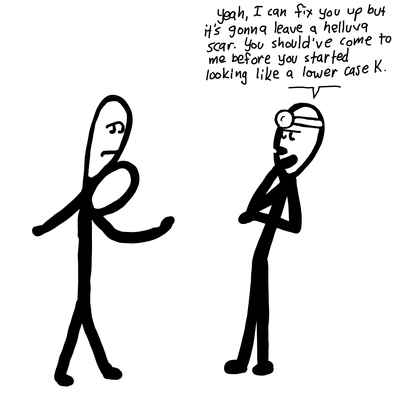 Drawing in Doctor Visit by Wizard Croissant