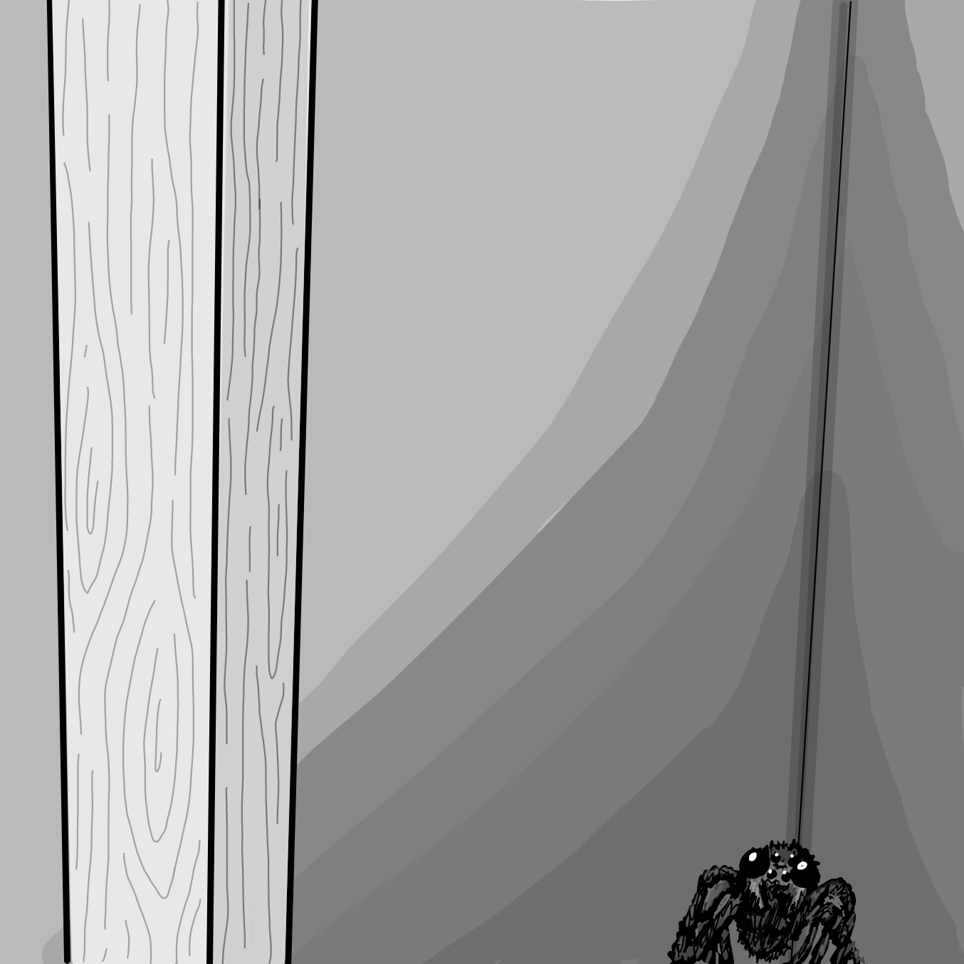 Drawing in Some Dark Corner by Wizard Croissant