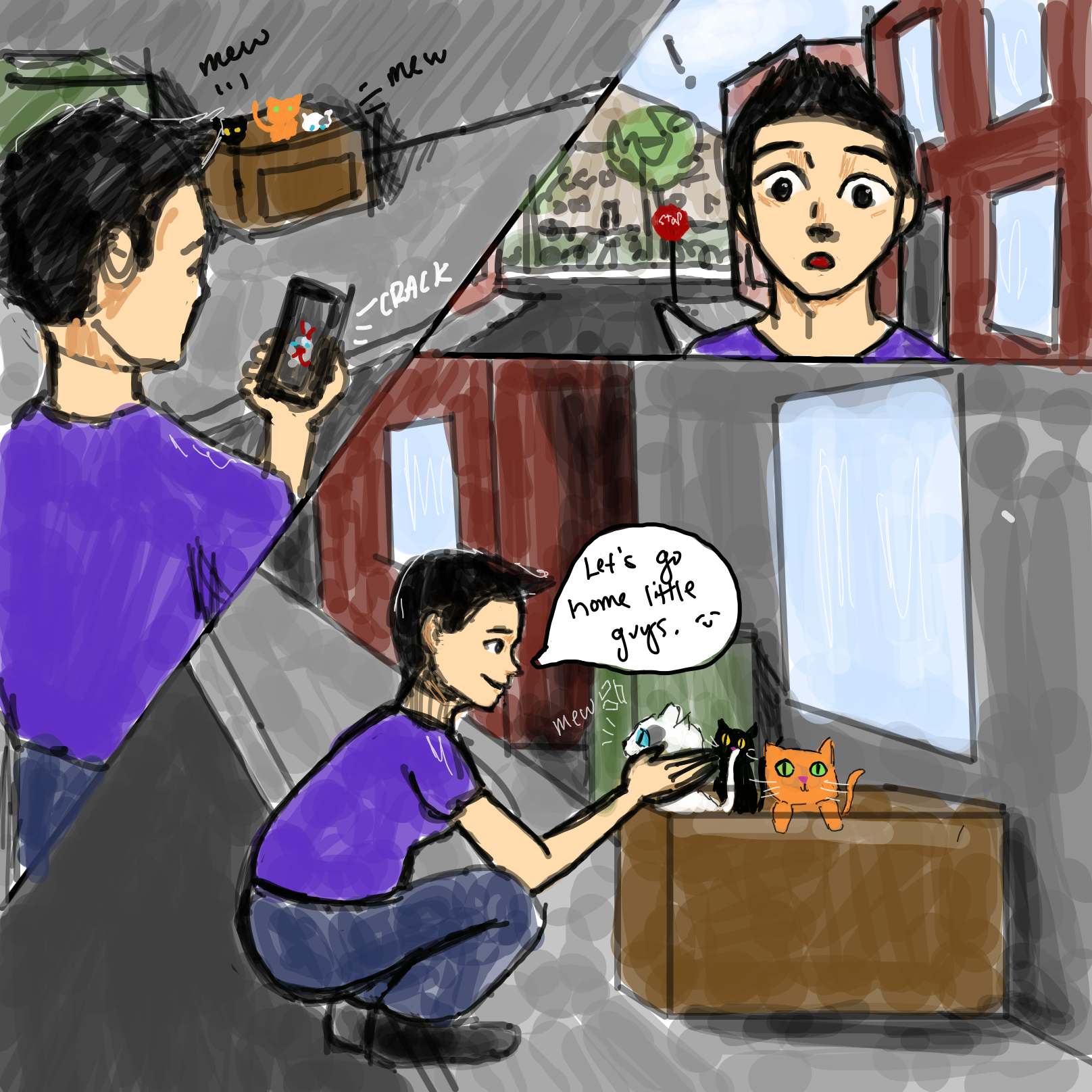 Drawing in Free to a good home by Dobby1593