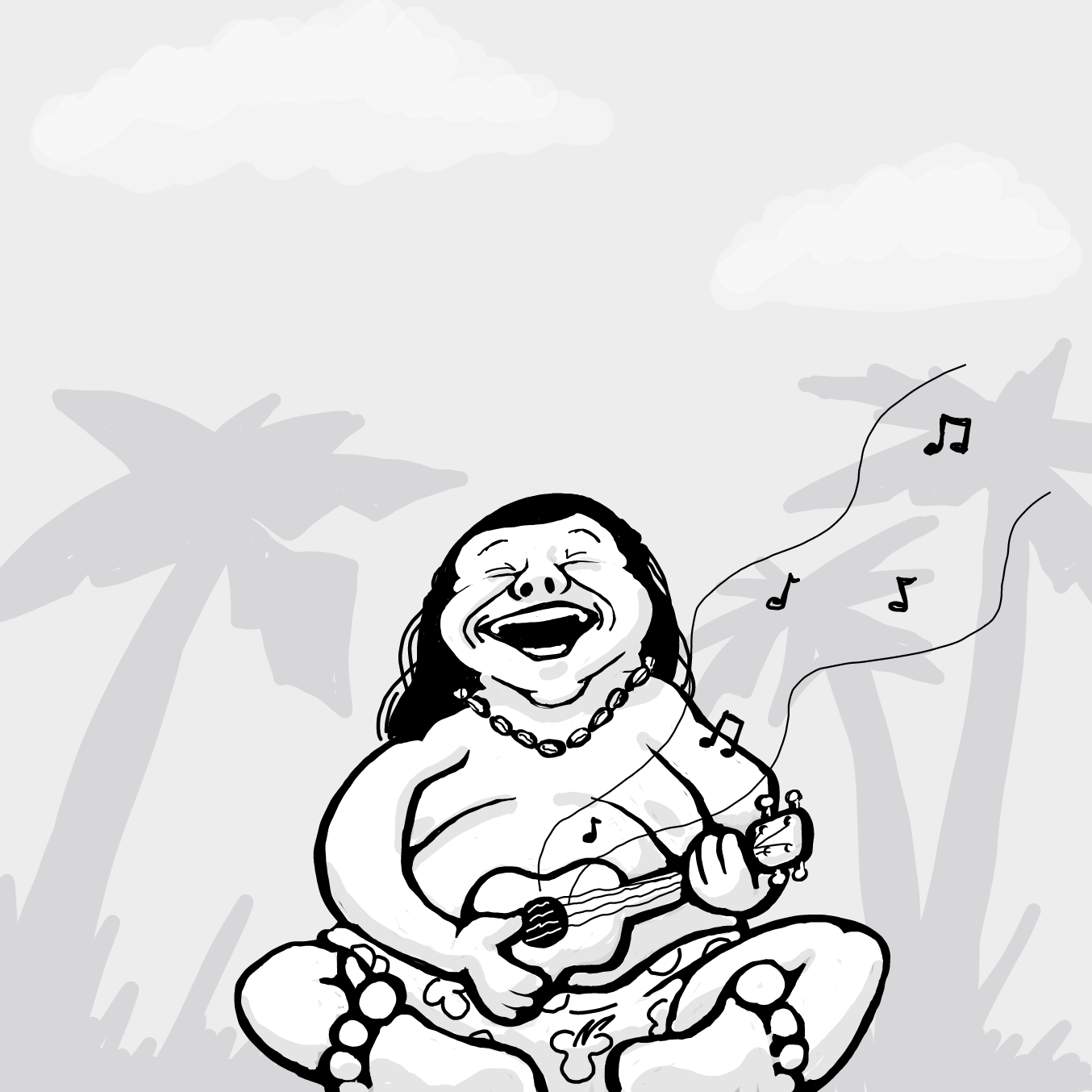 Drawing in Uke'in by Wizard Croissant