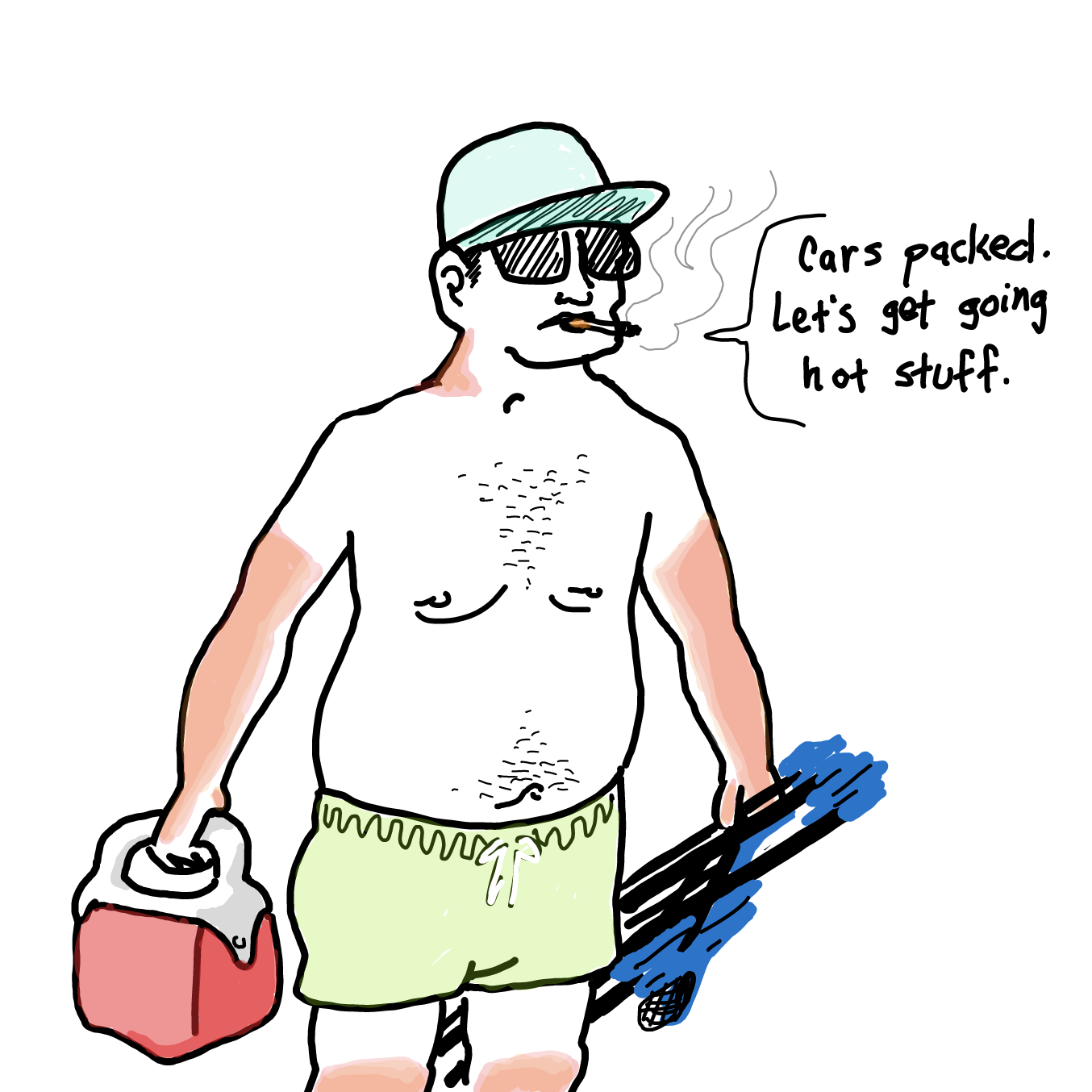 Drawing in Summer bod by Wizard Croissant