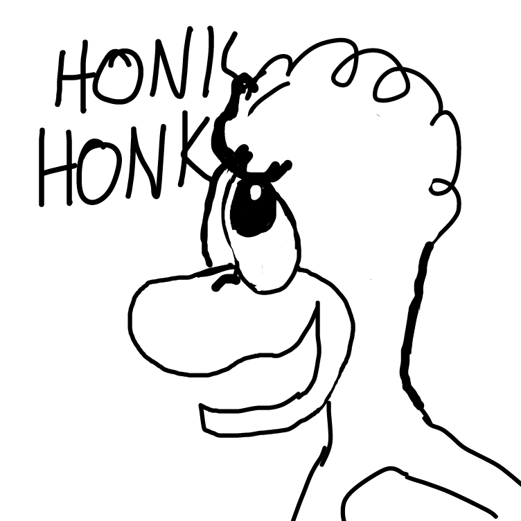 Drawing in Honk Honk The Crested Duck by HaileyS