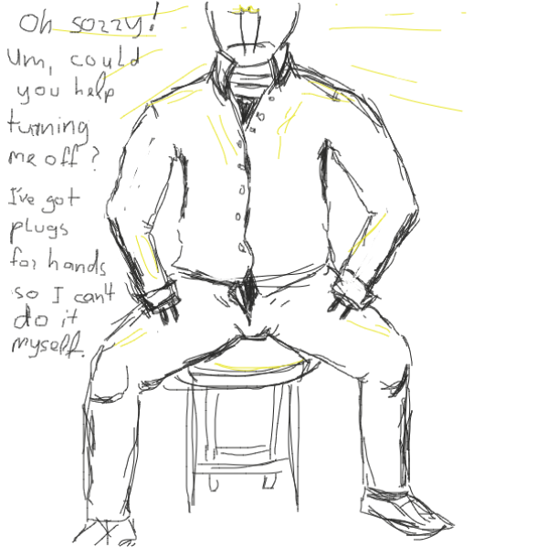 Drawing in yes by Robro