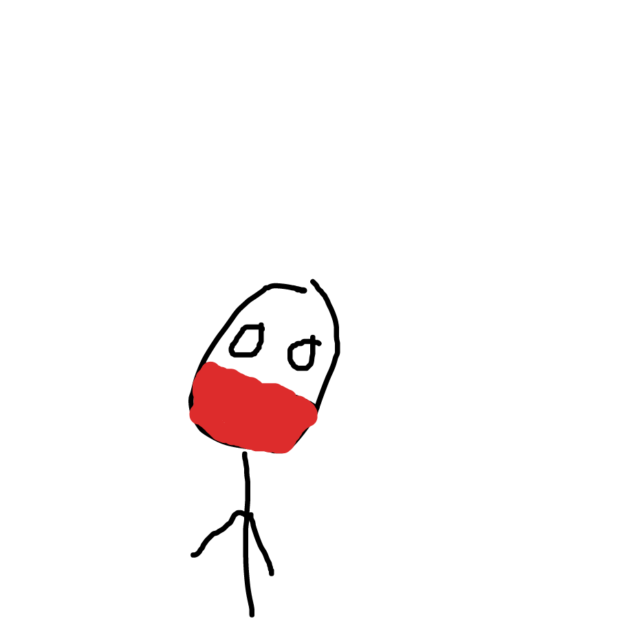 Drawing in Poland flag by amongus