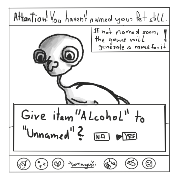 Drawing in Virtual Pet by Robro