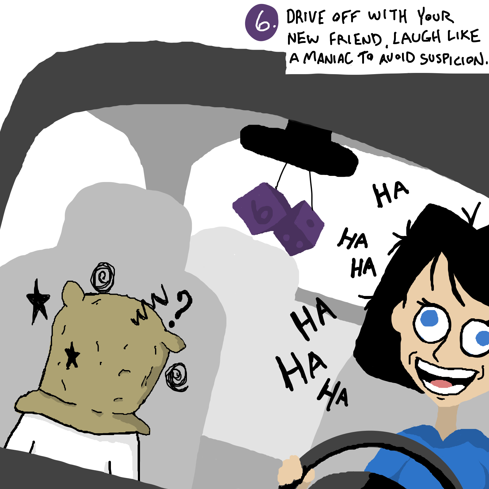 No one will suspect a thing, just two friends having a good time - Online Drawing Game Comic Strip Panel by Painovoima